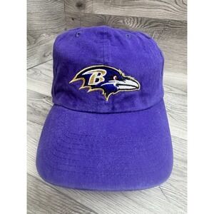 Baltimore Ravens NFL Brand Baseball Cap Purple Mens OSFM Strapback Logo Hat